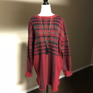 UNIF oversized plaid sweater